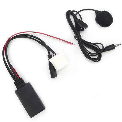 FLAMMKRAFT Autoradio Bluetooth Voiture Stéréo Adaptateur Avec Microphone Mains Libres, Câble Extension Audio, Compatible Mazda 2/3/5 - Publicité FLAMMKRAFT Autoradio Bluetooth Voiture Stéréo Adaptateur Avec Microphone Mains Libres, Câble Extension Audio, Compatible Mazda 2/3/5 - Publicité