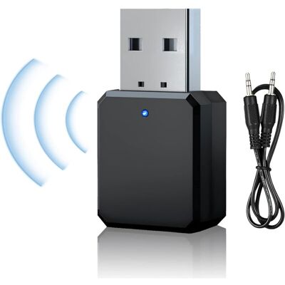 OEM Adaptateur Usb Bluetooth, Adaptateur Bluetooth 5.1 Dans La Voiture Aux/usb Double Sortie, Avec Câble Audio Numérique 3,5mm, Clé Bluetooth Récepteur Bluetooth - Publicité OEM Adaptateur Usb Bluetooth, Adaptateur Bluetooth 5.1 Dans La Voiture Aux/usb Double Sortie, Avec Câble Audio Numérique 3,5mm, Clé Bluetooth Récepteur Bluetooth - Publicité