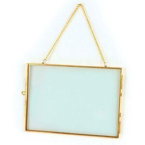 GRAINE CREATIVE 2 Cadres En Verre Vintage - Rectangle Avec Chaîne Métallique - 18 X 13 Cm - Publicité GRAINE CREATIVE 2 Cadres En Verre Vintage - Rectangle Avec Chaîne Métallique - 18 X 13 Cm - Publicité
