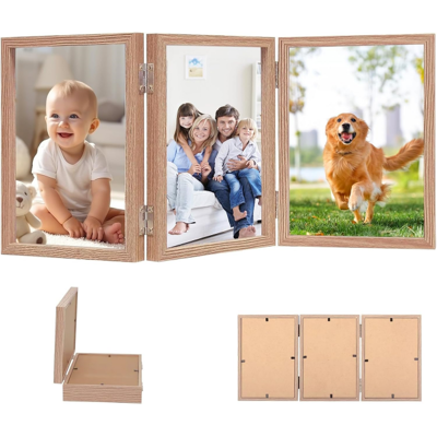Generic Cadre Photo Pliable 3 Photos Cadre Pour Portrait Trois Cadre Photo Collage Pliable Multiple Photos Cadeau Famille Décoration Bois Moderne Cadre - Publicité Generic Cadre Photo Pliable 3 Photos Cadre Pour Portrait Trois Cadre Photo Collage Pliable Multiple Photos Cadeau Famille Décoration Bois Moderne Cadre - Publicité