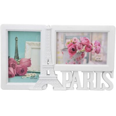 OEM Lot De 2 Cadres Photo En Plastique Décoratif Pour La Maison, Cadre Photo De Mariage À 2 Trous, Cadre Photo De Table Pour Fête Dans La Chambre À Coucher - Publicité OEM Lot De 2 Cadres Photo En Plastique Décoratif Pour La Maison, Cadre Photo De Mariage À 2 Trous, Cadre Photo De Table Pour Fête Dans La Chambre À Coucher - Publicité