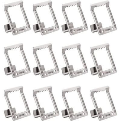 OEM 12pcs Clips Pour Cadre De Tableau, Profondeur De 15mm, Crochets De Suspension Pour Châssis, Fixation Métallique De Toile, Pince Sans Percer Pour Fixer, Accrocher Des Photos, Noir Clair - Publicité OEM 12pcs Clips Pour Cadre De Tableau, Profondeur De 15mm, Crochets De Suspension Pour Châssis, Fixation Métallique De Toile, Pince Sans Percer Pour Fixer, Accrocher Des Photos, Noir Clair - Publicité