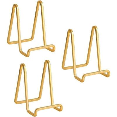 OEM Chevalet Support Presentoir Porte Assiette - 4.5 Pouces Metal Support Assiette Decorative - Support Cadre Photo De Table - Présentoir De Fer Pour Plaque Livre Cuisine Carte Postale Art - Or - Publicité OEM Chevalet Support Presentoir Porte Assiette - 4.5 Pouces Metal Support Assiette Decorative - Support Cadre Photo De Table - Présentoir De Fer Pour Plaque Livre Cuisine Carte Postale Art - Or - Publicité