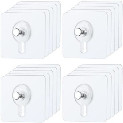 OEM Lot De 20 Adhésif Accroche Tableau Sans Percer, Accroche Cadre Fixation Murale, Attache Cadre Adhésif Crochets Pour Accroche Cadres Photo, Photos, Peintures (20) - Publicité OEM Lot De 20 Adhésif Accroche Tableau Sans Percer, Accroche Cadre Fixation Murale, Attache Cadre Adhésif Crochets Pour Accroche Cadres Photo, Photos, Peintures (20) - Publicité