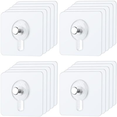 OEM Lot De 20 Adhésif Accroche Tableau Sans Percer, Accroche Cadre Fixation Murale, Attache Cadre Adhésif Crochets Pour Accroche Cadres Photo, Photos, Peintures (20) - Publicité OEM Lot De 20 Adhésif Accroche Tableau Sans Percer, Accroche Cadre Fixation Murale, Attache Cadre Adhésif Crochets Pour Accroche Cadres Photo, Photos, Peintures (20) - Publicité