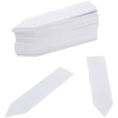 OEM Étiquettes Pour Plantes/identification Facile Des Plantes - 100 Feuilles Par Paquet, Blanches, 10 X 2 Cm - Publicité OEM Étiquettes Pour Plantes/identification Facile Des Plantes - 100 Feuilles Par Paquet, Blanches, 10 X 2 Cm - Publicité