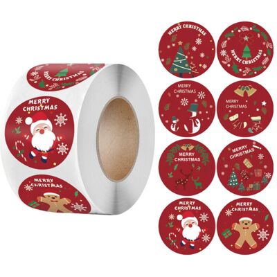 VOLISAU Lot De 500 Etiquettes Autocollantes Noel,etiquette Noel,autocollants Noël Ronds,étiquettes Avec Noël,autocollants En Papier Kraft,autocollants De Noël Spéciaux - Publicité VOLISAU Lot De 500 Etiquettes Autocollantes Noel,etiquette Noel,autocollants Noël Ronds,étiquettes Avec Noël,autocollants En Papier Kraft,autocollants De Noël Spéciaux - Publicité