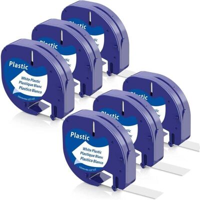 OEM Étiquettes De Remplacement Compatibles Pour Recharge Dymo Letratag 91331 (s0721660) Bande D'Étiquettes En Plastique Lt 1/2" X 13' (12 Mm X 4 M) Texte Noir Sur Blanc Pour Étiqueteuse Dymo Letratag Lt-1 - Publicité OEM Étiquettes De Remplacement Compatibles Pour Recharge Dymo Letratag 91331 (s0721660) Bande D'Étiquettes En Plastique Lt 1/2" X 13' (12 Mm X 4 M) Texte Noir Sur Blanc Pour Étiqueteuse Dymo Letratag Lt-1 - Publicité