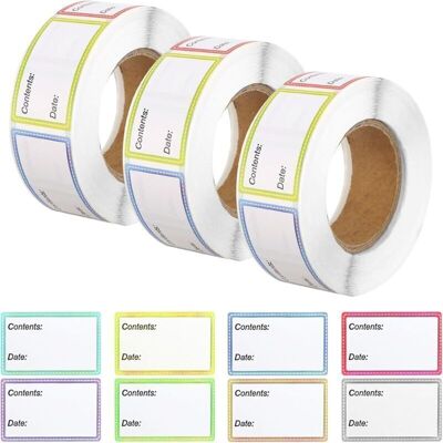 OEM 1500 Etiquettes Autocollantes Bocaux Étiquettes Pour Bocaux Etiquette Autocollante De Date Alimentaire Etiquettes Congelation Pour Cuisines Restaurants Épiceries Marchés (25 X 40 Mm) - Publicité OEM 1500 Etiquettes Autocollantes Bocaux Étiquettes Pour Bocaux Etiquette Autocollante De Date Alimentaire Etiquettes Congelation Pour Cuisines Restaurants Épiceries Marchés (25 X 40 Mm) - Publicité