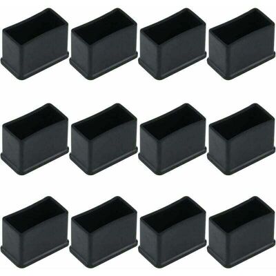 OEM Lot De 12 Embouts De Protection Rectangulaires En Feutre De Caoutchouc Pour Pieds De Meubles, Dimensions 15 X 30 Mm, Couleur Noire - Publicité OEM Lot De 12 Embouts De Protection Rectangulaires En Feutre De Caoutchouc Pour Pieds De Meubles, Dimensions 15 X 30 Mm, Couleur Noire - Publicité
