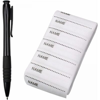 OEM 200 Pièces Etiquette Vetement Thermocollante Étiquettes Tissu Étiquettes École Nom Étiquettes Etiquette Personnalisée À Fixer Au Fer À Repasser, Pour Garderie Et École - Publicité OEM 200 Pièces Etiquette Vetement Thermocollante Étiquettes Tissu Étiquettes École Nom Étiquettes Etiquette Personnalisée À Fixer Au Fer À Repasser, Pour Garderie Et École - Publicité