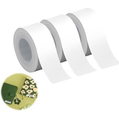 OEM Étiquettes, 3 Rouleaux De Ruban Thermique Autocollant 15 Mm X 50 Mm, Compatibles Avec L'Imprimante D'Étiquettes P15, Blanches, 150 Étiquettes/rouleau - Publicité OEM Étiquettes, 3 Rouleaux De Ruban Thermique Autocollant 15 Mm X 50 Mm, Compatibles Avec L'Imprimante D'Étiquettes P15, Blanches, 150 Étiquettes/rouleau - Publicité