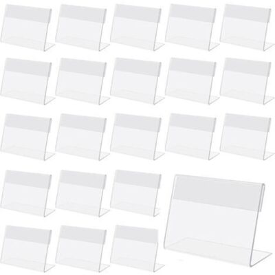 OEM Etiquette, 30 Porte-étiquettes De Prix En Acrylique, Panneaux De Bureau En Acrylique, Petit, Porte-étiquette En Acrylique 8 X 5 Cm, Porte-étiquette De Prix Transparent, Adapté Aux Bureaux, Magasins, S - Publicité OEM Etiquette, 30 Porte-étiquettes De Prix En Acrylique, Panneaux De Bureau En Acrylique, Petit, Porte-étiquette En Acrylique 8 X 5 Cm, Porte-étiquette De Prix Transparent, Adapté Aux Bureaux, Magasins, S - Publicité