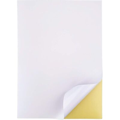 OEM Vurahome - 50 Feuilles 210 X 297 Mm, A4 Papier Autocollant Imprimante Étiquettes Autocollant Blanc Mat 1 Étiquette Par Feuille (1 Par Feuille 50 Feuilles) - Publicité OEM Vurahome - 50 Feuilles 210 X 297 Mm, A4 Papier Autocollant Imprimante Étiquettes Autocollant Blanc Mat 1 Étiquette Par Feuille (1 Par Feuille 50 Feuilles) - Publicité