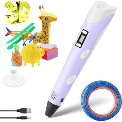 OEM Stylo 3d Enfant, Stylo D’impression 3d Avec Filament Lcd Contrôle De La Température D'Impression Mauve- - Publicité OEM Stylo 3d Enfant, Stylo D’impression 3d Avec Filament Lcd Contrôle De La Température D'Impression Mauve- - Publicité