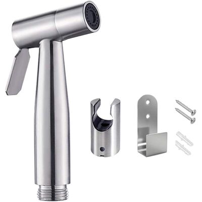 SANS MARQUE Tête De Pulvérisateur De Bidet Avec Crochet, Kit De Pulvérisateur De Bidet En Acier Inoxydable, Pulvérisateur De Couches Pour Bébé, Hygiène Personnelle Et Pulvérisateur De Toilette De Lit - Publicité SANS MARQUE Tête De Pulvérisateur De Bidet Avec Crochet, Kit De Pulvérisateur De Bidet En Acier Inoxydable, Pulvérisateur De Couches Pour Bébé, Hygiène Personnelle Et Pulvérisateur De Toilette De Lit - Publicité