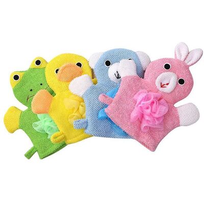 OEM Gants De Douche De Bébé Mignons Gants De Bain Pour Animaux Marionnettes Style Soft Baby Éponge Gants De Bain (4 Pièces) - Publicité OEM Gants De Douche De Bébé Mignons Gants De Bain Pour Animaux Marionnettes Style Soft Baby Éponge Gants De Bain (4 Pièces) - Publicité