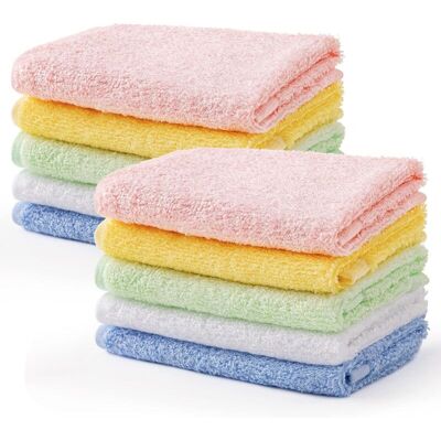 OEM 10 Pièces Serviettes De Bébé Serviettes De Main Fibre De Bambou Facial Lingettes 25 25 Cm Enfants Serviettes Multicolor Serviettes De Bain Serviettes De Cuisine-dou - Publicité OEM 10 Pièces Serviettes De Bébé Serviettes De Main Fibre De Bambou Facial Lingettes 25 25 Cm Enfants Serviettes Multicolor Serviettes De Bain Serviettes De Cuisine-dou - Publicité