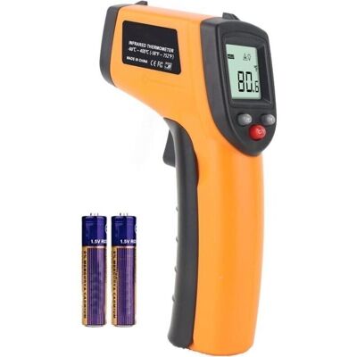 OEM Thermomètre Infrarouge Sans Contact -50°c À 400°c, Écran Lcd Rétroéclairé, Fonction Laser, Piles Incluses -ulisem - Publicité OEM Thermomètre Infrarouge Sans Contact -50°c À 400°c, Écran Lcd Rétroéclairé, Fonction Laser, Piles Incluses -ulisem - Publicité