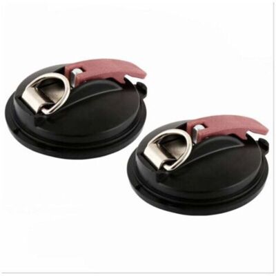 SANS MARQUE Lot De 2 Ventouses Pour Voiture - Multifonction - Max. 22kg - Pour Auvent, Pare-bâche Et Couverture De Véhicule - Rouge - Publicité SANS MARQUE Lot De 2 Ventouses Pour Voiture - Multifonction - Max. 22kg - Pour Auvent, Pare-bâche Et Couverture De Véhicule - Rouge - Publicité
