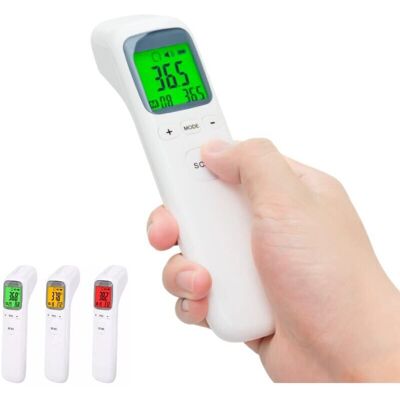 SANS MARQUE Thermomètre Frontal Pour Usage Domestique Uk Ce Approuvé Médical Sans Contact 3 En 1 Température Corporelle Auriculaire Thermomètre Infrarouge Numérique Sans Contact Pour Bébé Adulte Grand É - Publicité SANS MARQUE Thermomètre Frontal Pour Usage Domestique Uk Ce Approuvé Médical Sans Contact 3 En 1 Température Corporelle Auriculaire Thermomètre Infrarouge Numérique Sans Contact Pour Bébé Adulte Grand É - Publicité