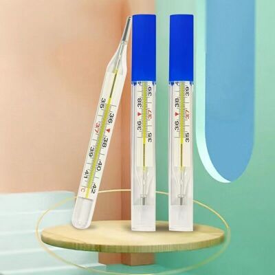 OEM Thermomètre Médical En Verre Au Mercure – Mesure Température Corporelle 35-42°c – Taille 12,5 X 1,3 Cm – Précision Pour Bébés Et Adultes – - Publicité OEM Thermomètre Médical En Verre Au Mercure – Mesure Température Corporelle 35-42°c – Taille 12,5 X 1,3 Cm – Précision Pour Bébés Et Adultes – - Publicité