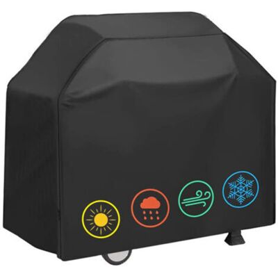 SANS MARQUE Housse De Barbecue 210d Oxford – Protection Imperméable Et Anti-uv – Dimensions 145 X 61 X 117 Cm – Avec Sac De Rangement - Publicité SANS MARQUE Housse De Barbecue 210d Oxford – Protection Imperméable Et Anti-uv – Dimensions 145 X 61 X 117 Cm – Avec Sac De Rangement - Publicité
