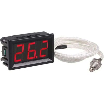OEM 12v Thermomètre Numérique Avec Sonde Thermocouple De Type-k, Étanche Led Thermomètre Thermocouple, Haute Température -30-800℃ Mètre Pour Industriel Aquarium, Rouge-dou - Publicité OEM 12v Thermomètre Numérique Avec Sonde Thermocouple De Type-k, Étanche Led Thermomètre Thermocouple, Haute Température -30-800℃ Mètre Pour Industriel Aquarium, Rouge-dou - Publicité