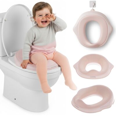OEM Housse De Siège De Toilette Sun Baby Pour Enfants, Antidérapante, Blanche Et Rose. Publicité OEM Housse De Siège De Toilette Sun Baby Pour Enfants, Antidérapante, Blanche Et Rose. Publicité