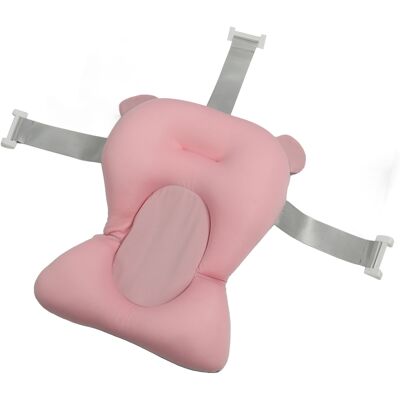 MCKENSA Tapis De Bain Pour Bébé, Coussin De Baignoire Pour Nouveau-né, Coussin De Bain Pour Bébé, Siège De Bain Pour Nourrisson Et Jeune Enfant, En Plastique Rose, Grande Taille. Publicité MCKENSA Tapis De Bain Pour Bébé, Coussin De Baignoire Pour Nouveau-né, Coussin De Bain Pour Bébé, Siège De Bain Pour Nourrisson Et Jeune Enfant, En Plastique Rose, Grande Taille. Publicité