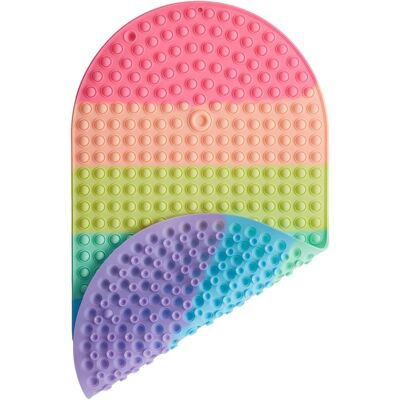OEM Tapis De Bain En Silicone Antidérapant Pour Bébé Et Enfant Avec 68,6 X 38,1 Cm Pour Le Rangement, Motif Bub Arc-en-ciel Avec Bulles Pop It, Lavable En Machine, Multicolore, Ovale - Publicité OEM Tapis De Bain En Silicone Antidérapant Pour Bébé Et Enfant Avec 68,6 X 38,1 Cm Pour Le Rangement, Motif Bub Arc-en-ciel Avec Bulles Pop It, Lavable En Machine, Multicolore, Ovale - Publicité