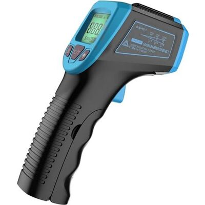 OEM Thermomètre Infrarouge À Écran Lcd, Pistolet Laser Numérique Sans Contact, Température De -50 °c À 600 °c, Bleu-dou - Publicité OEM Thermomètre Infrarouge À Écran Lcd, Pistolet Laser Numérique Sans Contact, Température De -50 °c À 600 °c, Bleu-dou - Publicité