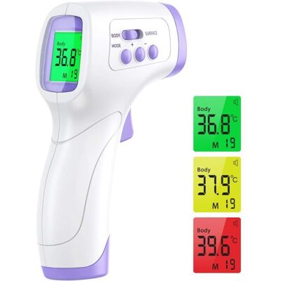 SANS MARQUE Thermometre Frontal Adulte, Thermometre Frontal Infrarouge, 2 En 1 Thermomètre San Contact Bébé Adulte Objet, Thermometre Infrarouge Avec Alerte Fièvre, Écran Lcd Et Fonction Mémoire - Publicité SANS MARQUE Thermometre Frontal Adulte, Thermometre Frontal Infrarouge, 2 En 1 Thermomètre San Contact Bébé Adulte Objet, Thermometre Infrarouge Avec Alerte Fièvre, Écran Lcd Et Fonction Mémoire - Publicité