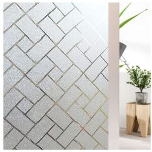 GABRIELLE 2pcs Film Fenêtre Statique Film Vitre Autocollant Film Occultant Film Fenetre Anti Regard Dépoli Cuisine Bureau Salle De Bains 45 X 200cm - Publicité GABRIELLE 2pcs Film Fenêtre Statique Film Vitre Autocollant Film Occultant Film Fenetre Anti Regard Dépoli Cuisine Bureau Salle De Bains 45 X 200cm - Publicité