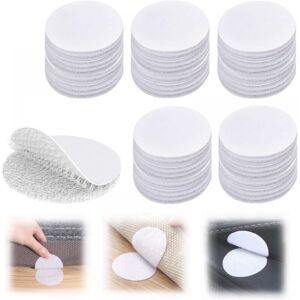 CYSLMUK Autocollant Scratch Rond Autocollantes Crochets Et Boucles 50 Pcs Scratch Adhésif Scratch Autocollant Double Face Pour Voiture, Maison, Murs, Sol, Extra-fort, Fixation Sans Perçage, Blanc,60mm - Publicité CYSLMUK Autocollant Scratch Rond Autocollantes Crochets Et Boucles 50 Pcs Scratch Adhésif Scratch Autocollant Double Face Pour Voiture, Maison, Murs, Sol, Extra-fort, Fixation Sans Perçage, Blanc,60mm - Publicité