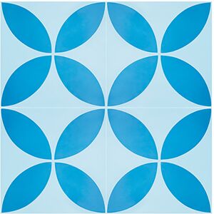 PEGANE Boite De 24 Carreaux De Ciment Véritable 0,96m2/ Carreaux De Ciment Artisanaux coloris Bleu pour Sol Et Mur - L.20 X L.20cm - Publicité PEGANE Boite De 24 Carreaux De Ciment Véritable 0,96m2/ Carreaux De Ciment Artisanaux coloris Bleu pour Sol Et Mur - L.20 X L.20cm - Publicité