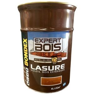 Lasure Expert Bois 12 Ans Incolore 4 L - Bondex - Publicité Lasure Expert Bois 12 Ans Incolore 4 L - Bondex - Publicité