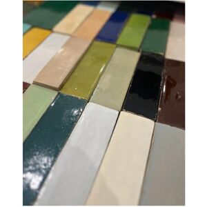 GIOIA MATERIA Carrelage Mur Et Sol Bejmat Gioia Artisanal Manuel Marocain Rectangle 15x5cm Tabac - 20 - - Boîte De 0.81 M2 - Publicité GIOIA MATERIA Carrelage Mur Et Sol Bejmat Gioia Artisanal Manuel Marocain Rectangle 15x5cm Tabac - 20 - - Boîte De 0.81 M2 - Publicité