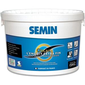 Semin - Enduit de Finition Extra Fin Oscar, Prêt à l'Emploi, Intérieur/Extérieur, seau 15 kg - Publicité Semin - Enduit de Finition Extra Fin Oscar, Prêt à l'Emploi, Intérieur/Extérieur, seau 15 kg - Publicité