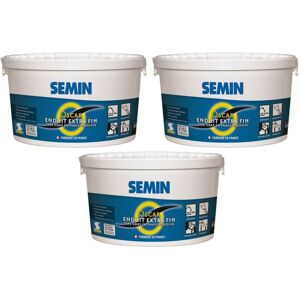Semin - Enduit de Finition Extra Fin Oscar, Prêt à l'Emploi, Intérieur/Extérieur, seau 5 kg Lot de 3 - Publicité Semin - Enduit de Finition Extra Fin Oscar, Prêt à l'Emploi, Intérieur/Extérieur, seau 5 kg Lot de 3 - Publicité