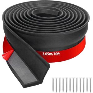 OEM Isolation Porte De Garage 3m Joint De Porte De Garage Seuil Porte Garage Bandes De Caoutchouc Pour Porte De Garage Universel Avec Clous - Publicité OEM Isolation Porte De Garage 3m Joint De Porte De Garage Seuil Porte Garage Bandes De Caoutchouc Pour Porte De Garage Universel Avec Clous - Publicité