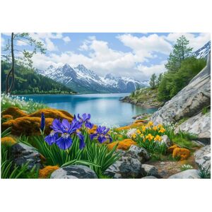 WALLARENA Peinture Murale Paysage Lac Montagne Chambre Salon Papier Peint Molleton 300x210 - Publicité WALLARENA Peinture Murale Paysage Lac Montagne Chambre Salon Papier Peint Molleton 300x210 - Publicité
