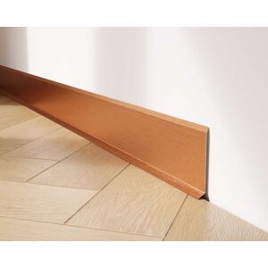 ILCOM Plinthe Décorative F En Acier Inoxydable Pour Mur 8cm X 270cm - Cuivre Satiné - Publicité ILCOM Plinthe Décorative F En Acier Inoxydable Pour Mur 8cm X 270cm - Cuivre Satiné - Publicité