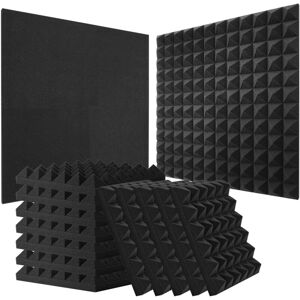 Vevor Panneaux En Mousse Acoustique , Lot De 24 12 X 12 X 2 Pouces, Panneaux Muraux Insonorises Pyramidaux, Panneaux Acoustiques Resistants Au Feu, Panneaux Absorbants Insonorisants Pour Murs Et Plafo - Publicité Vevor Panneaux En Mousse Acoustique , Lot De 24 12 X 12 X 2 Pouces, Panneaux Muraux Insonorises Pyramidaux, Panneaux Acoustiques Resistants Au Feu, Panneaux Absorbants Insonorisants Pour Murs Et Plafo - Publicité