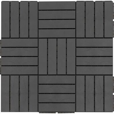 OEM Dalles De Terrasse 30 X 30 Cm, 9 Pièces, 0,81 M², Dalles Clipsables, Dalles De Balcon Avec Système De Clic, Fonction Drainage, Carrelage De Sol Pour Terrasse/balcon, Noir - Publicité OEM Dalles De Terrasse 30 X 30 Cm, 9 Pièces, 0,81 M², Dalles Clipsables, Dalles De Balcon Avec Système De Clic, Fonction Drainage, Carrelage De Sol Pour Terrasse/balcon, Noir - Publicité