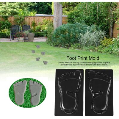 MCKENSA Moule À Empreintes De Pas Pour Pavés En Béton Et Allées De Jardin - Publicité MCKENSA Moule À Empreintes De Pas Pour Pavés En Béton Et Allées De Jardin - Publicité