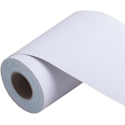 SCORPIO Frises Papier Peint Blanche 10 X 500cm Moulure Murale Autocollant Murals Adhesif Murale Plinthe Adhesive Pvc - Publicité SCORPIO Frises Papier Peint Blanche 10 X 500cm Moulure Murale Autocollant Murals Adhesif Murale Plinthe Adhesive Pvc - Publicité