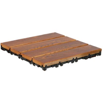 SANS MARQUE Lame De Terrasse, Dalles En Bois, 30 X 30 Cm, (set De 1) - Publicité SANS MARQUE Lame De Terrasse, Dalles En Bois, 30 X 30 Cm, (set De 1) - Publicité