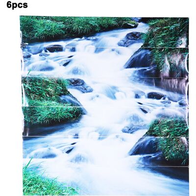 PELTOR Jeffergarden Autocollants Imperméables À Motif De Cascade Pour Escaliers, 6 Pièces, Autocollants Muraux Auto-adhésifs 3d Pour Sol, Décor De Papier Peint - Publicité PELTOR Jeffergarden Autocollants Imperméables À Motif De Cascade Pour Escaliers, 6 Pièces, Autocollants Muraux Auto-adhésifs 3d Pour Sol, Décor De Papier Peint - Publicité