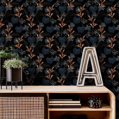 OEM Papier Peint Autocollant En Vinyle, Motif Floral, 61 X 300 Cm - Publicité OEM Papier Peint Autocollant En Vinyle, Motif Floral, 61 X 300 Cm - Publicité